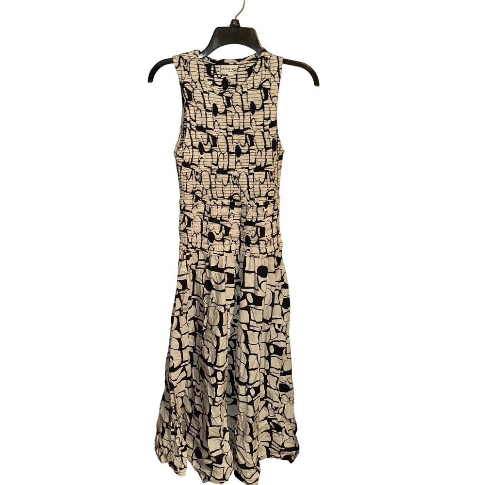 Apiece Apart Women's White Siempre Smocked Tank‎ Maxi Dress Size M * See Desc